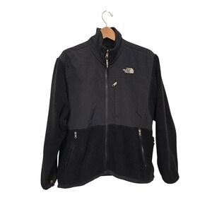 Vintage The North Face Womens Large Black Denali Fleece Jacket Zip 90s Y2K Retro